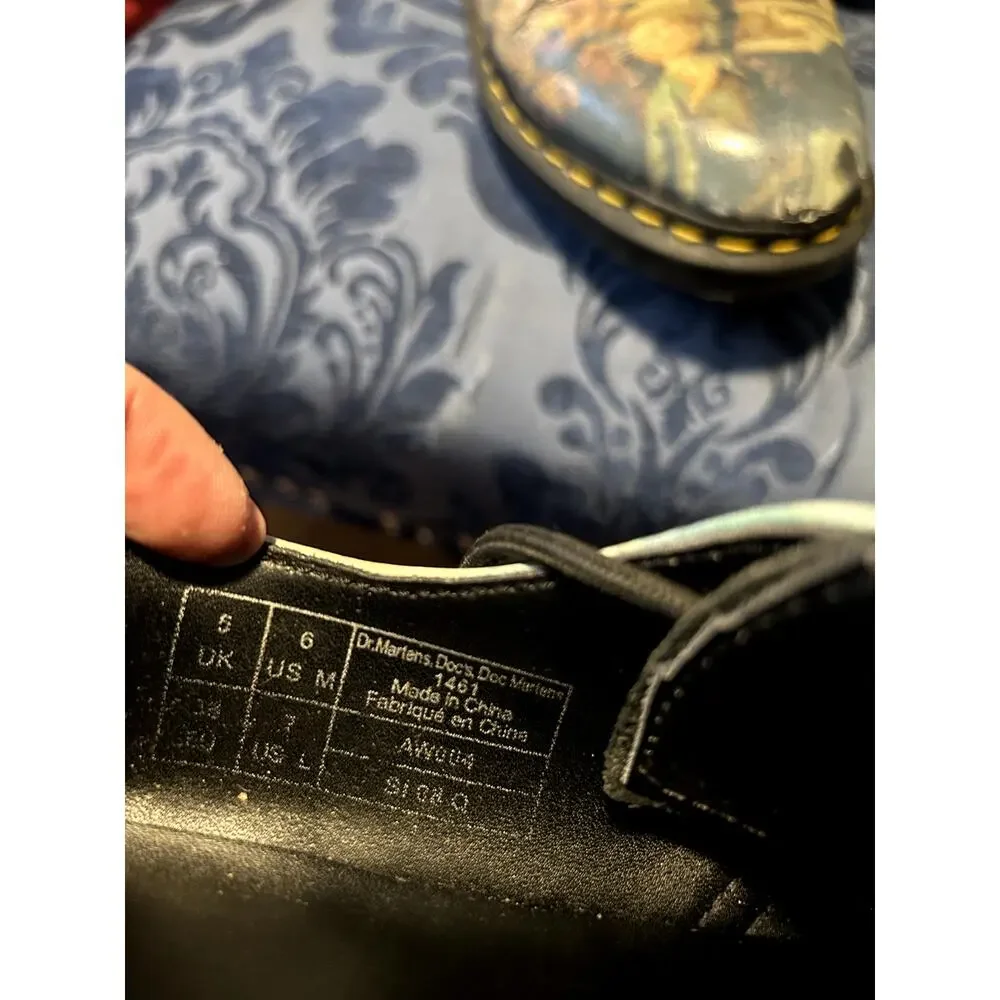 Dr Martens 1461 Renaissance Hogarth size 7/EU 38 KICKED - Picture 4 of 8